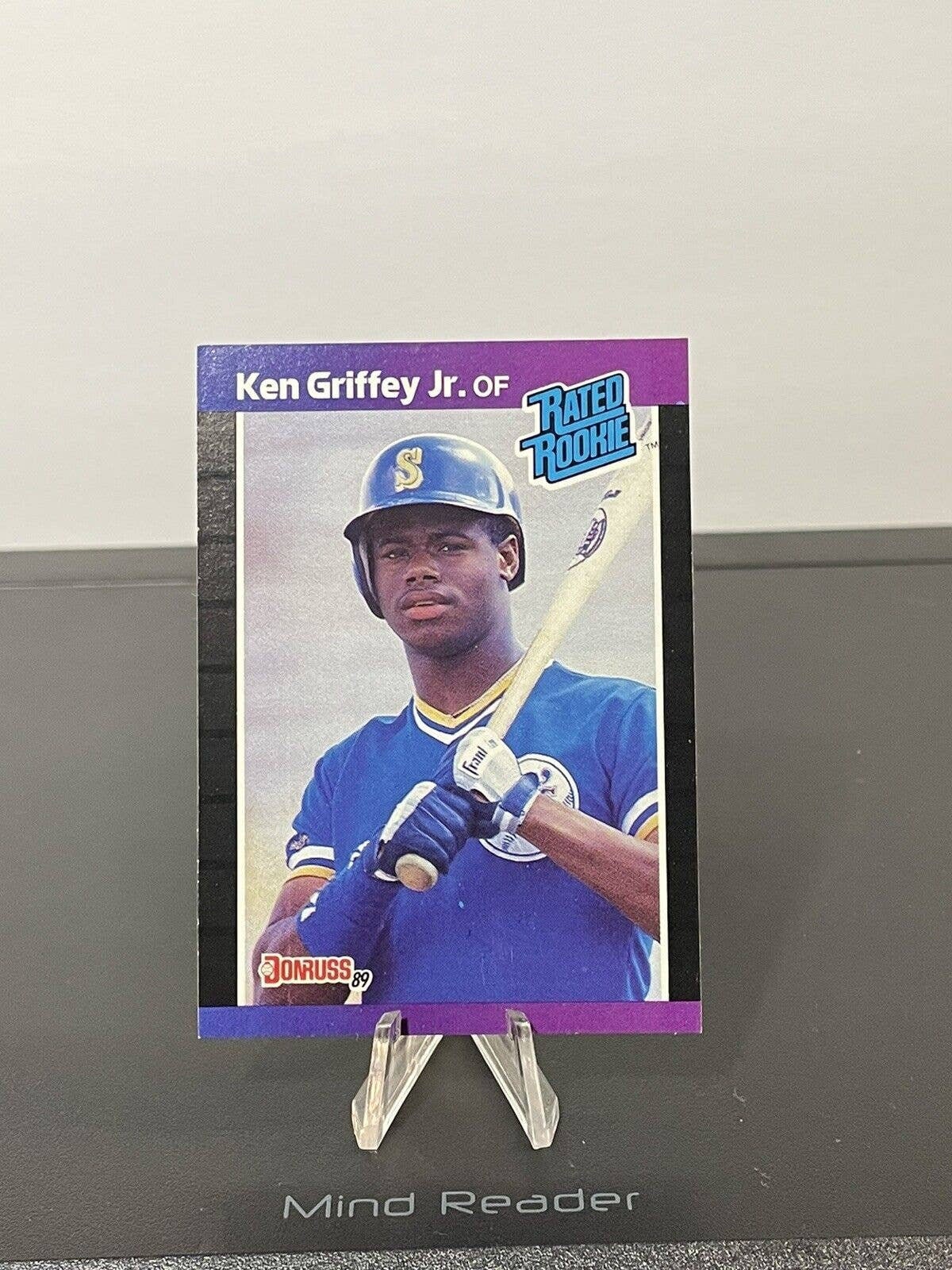1989 Donruss Rated Rc Ken Griffey Jr Card #33 Seattle Mariners