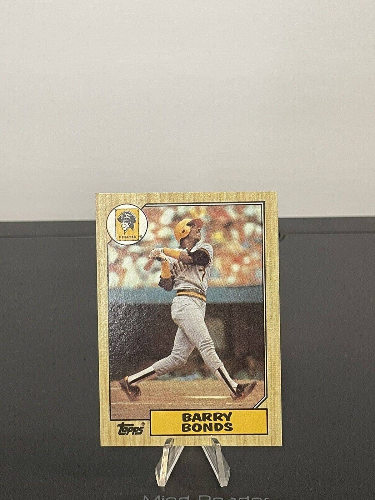 Barry Bonds Autographed 1986 Topps Traded Rookie Card #11T