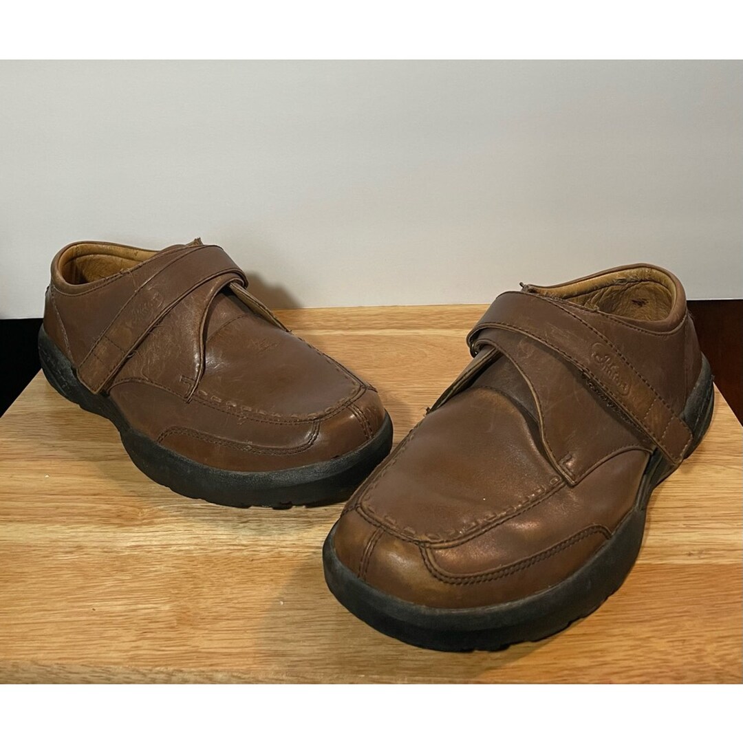 Dr. Comfort Mens Frank Oxfords Shoes Brown Black Leather Hook And Loop 10 W Amazon.com: Dr. Comfort Frank Diabetic Shoes for Men  main image 3