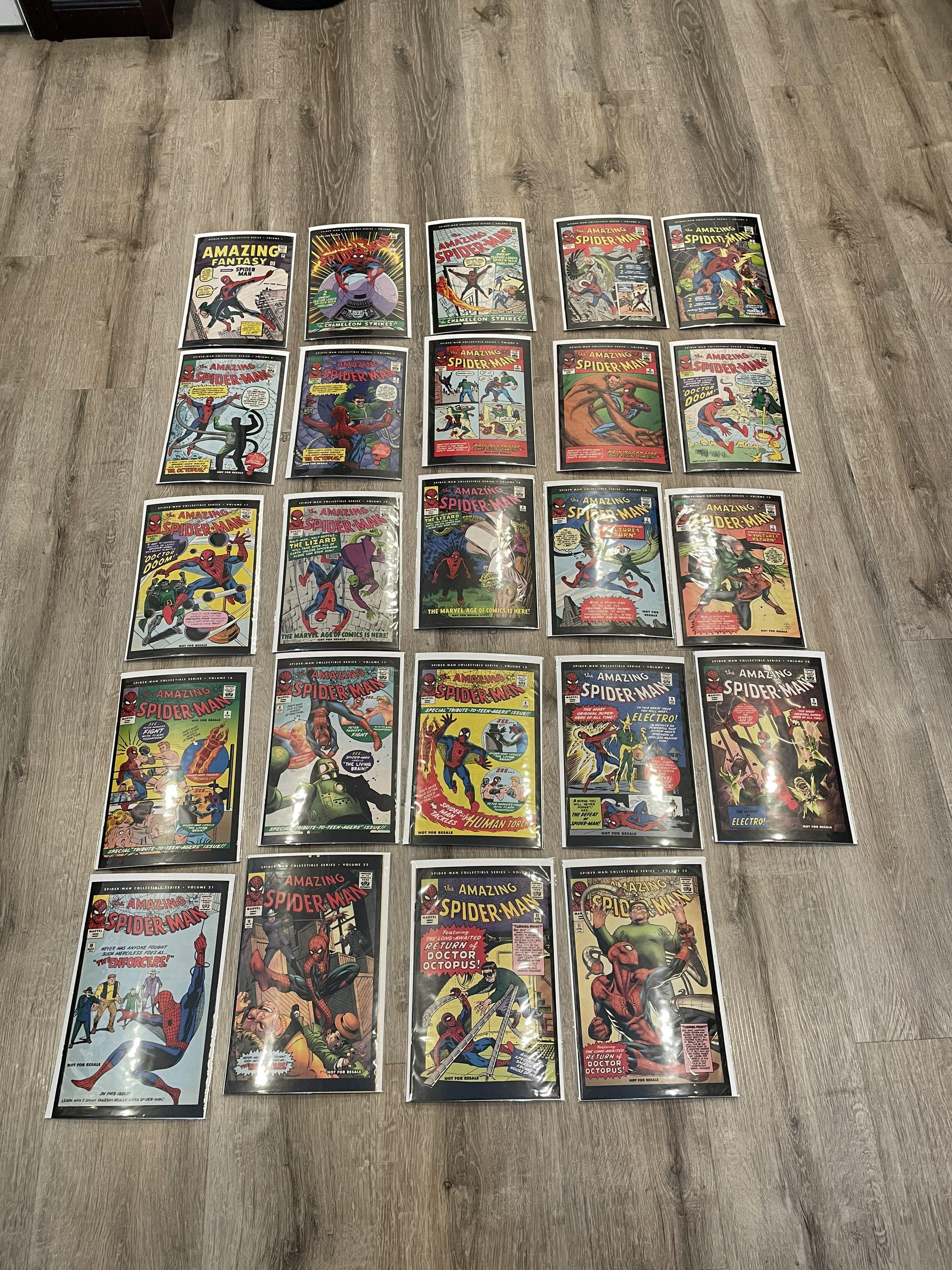 Spider-man Collection Series 1-24 Marvel Set 2006 Newspaper