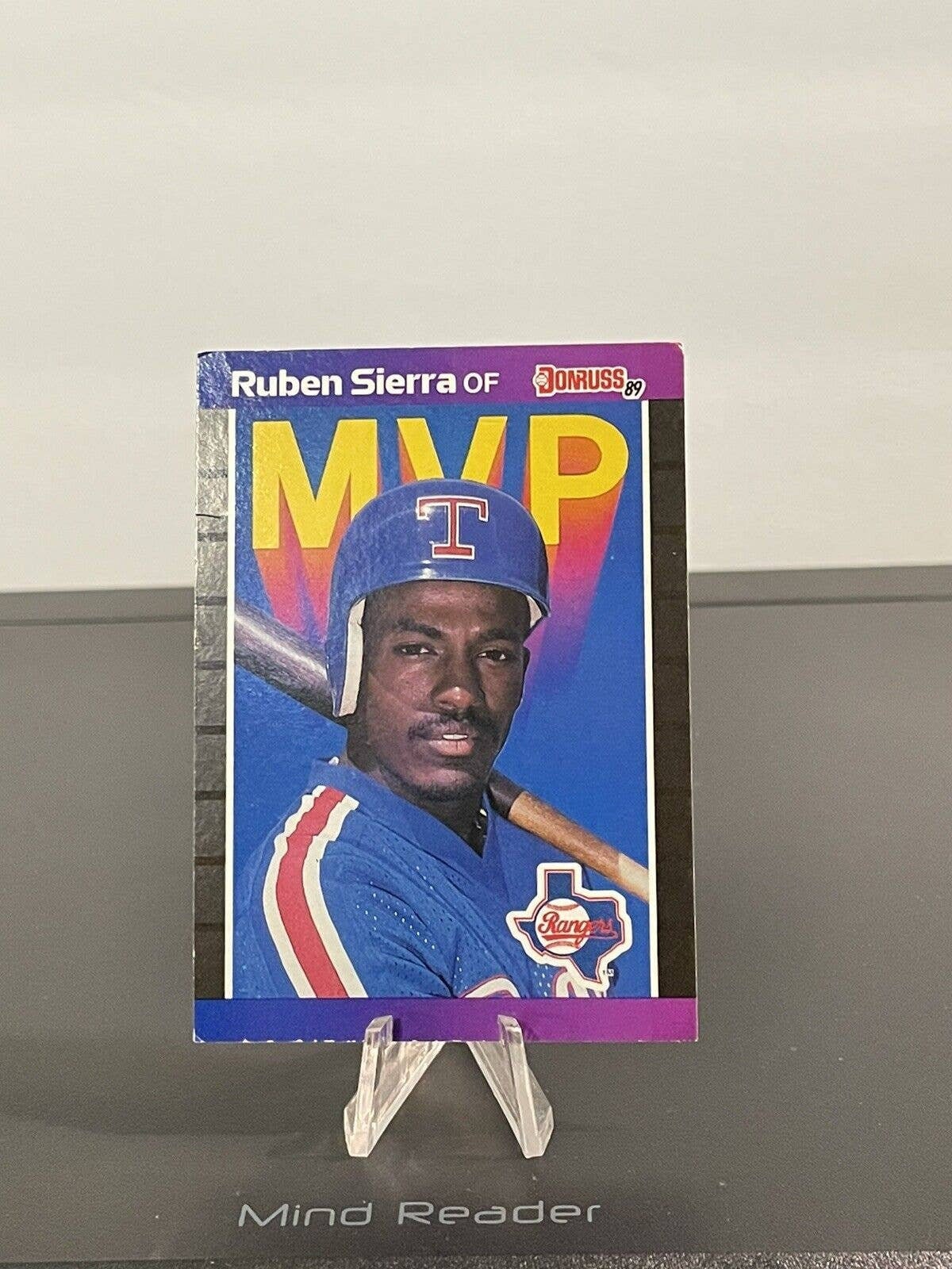 1989 Donruss Bonus Mvp's Ruben Sierra Texas Rangers #BC-26 Error