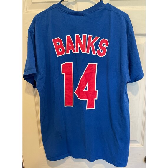 Buy Ernie Banks 14 Chicago Cubs Fruit of the Loom Men Shirt Blue Online in  India 