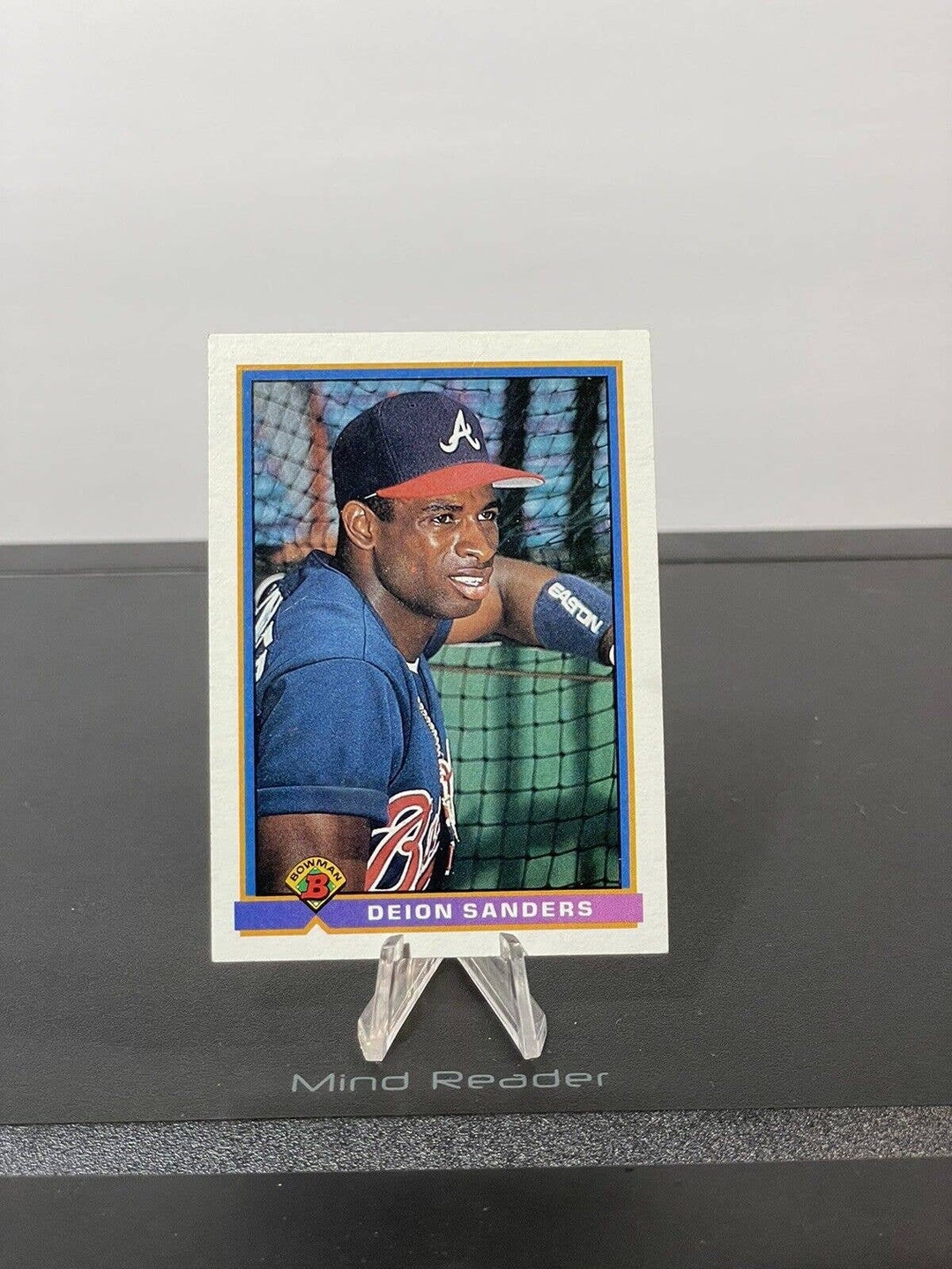 1991 Bowman Baseball Deion Sanders #588 Atlanta Braves Error Card - Etsy