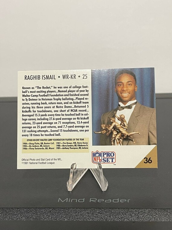 1991 Pro Set #36 Raghib 