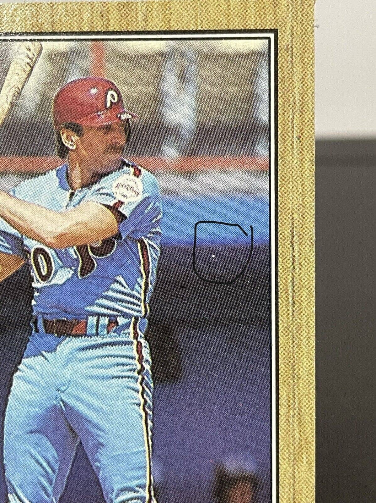 1987 Topps 430 Mike Schmidt Philadelphia Phillies Baseball Error