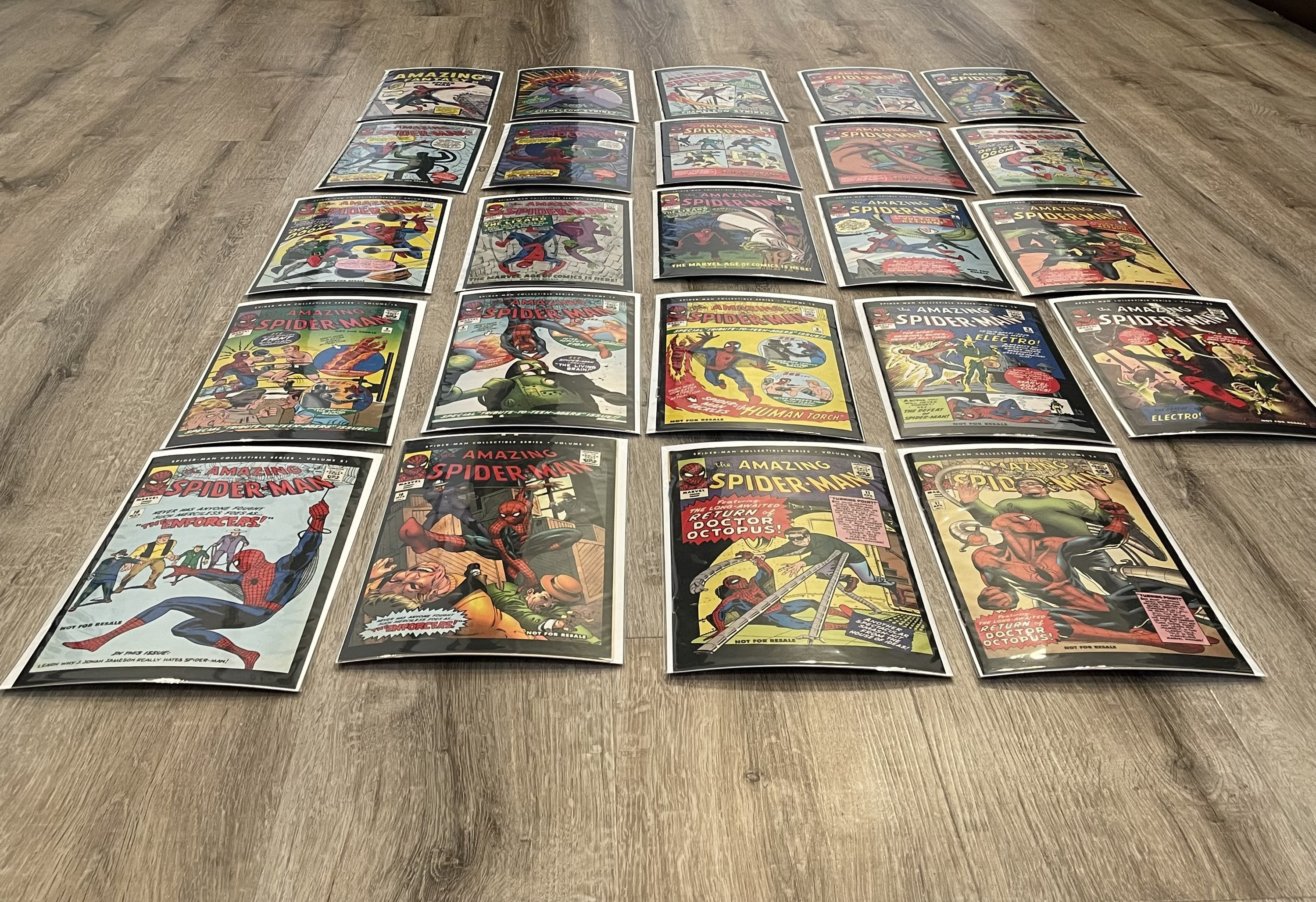 Spider-man Collection Series 1-24 Marvel Set 2006 Newspaper