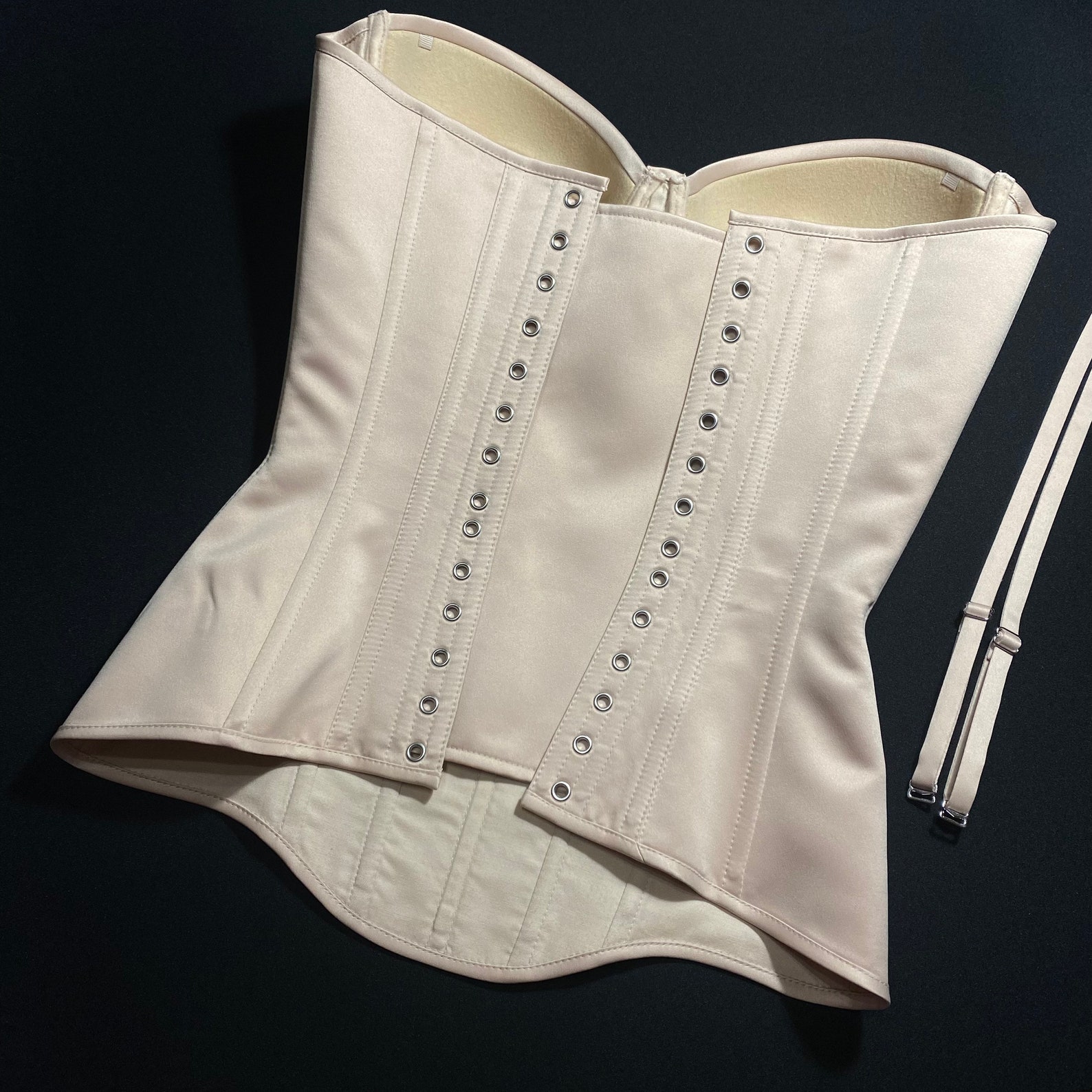 Meir Satin Overbust Corset