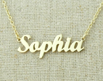 High Quality 9ct Gold Name Necklace • Minimalist 9ct Gold Name Necklace • Personalised Gift • 9ct Gold Personalised Name Chain