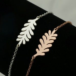 High Quality Olive Leaf Bracelet • Gift • Sterling Silver Olive Leaf Bracelet