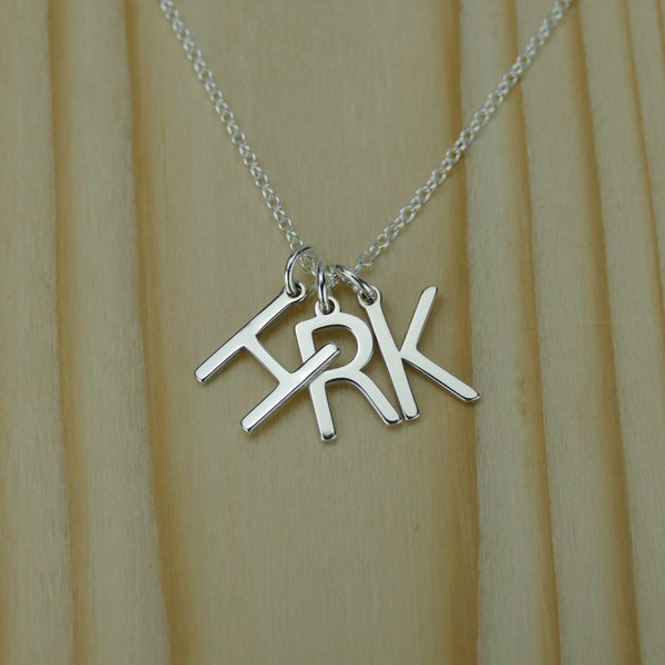 Letter Pendant - Etsy