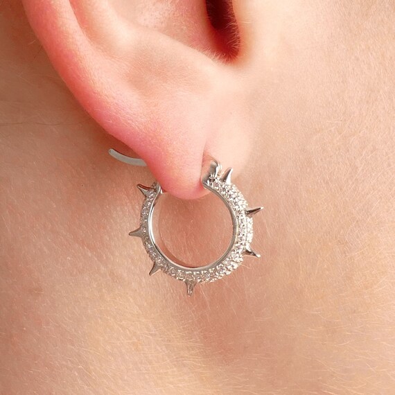Hoop 2024 earrings etsy