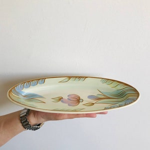 Rustic Ceramic Plate, Handmade Vintage Style, Charming Vintage Plate, Quaint Rustic Design, Ceramic Serving Dish, Retro Plate Decor