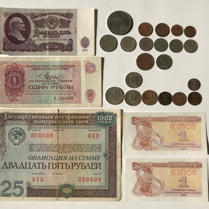 Rare Vintage Banknotes & Coins Collection – Unique Gift for Collectors