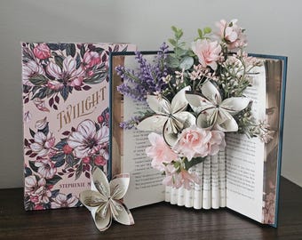 Special Edition Hardcover Book Vase | Handmade Literary Home Décor | Personalized Book Lover Gift