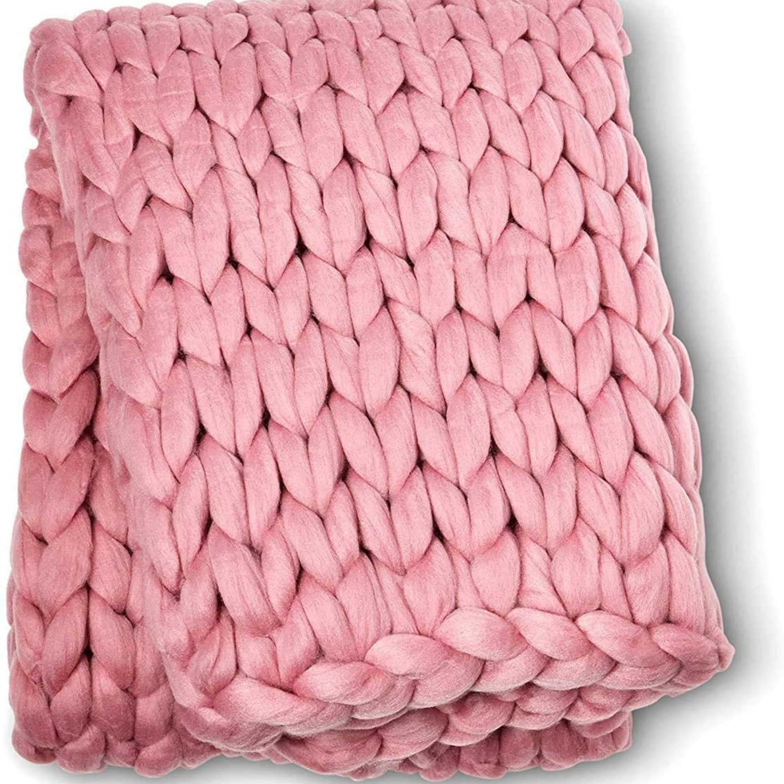 Soft Luxury Chunky Knitted Blankets Thick Yarn Braided Throw Etsy