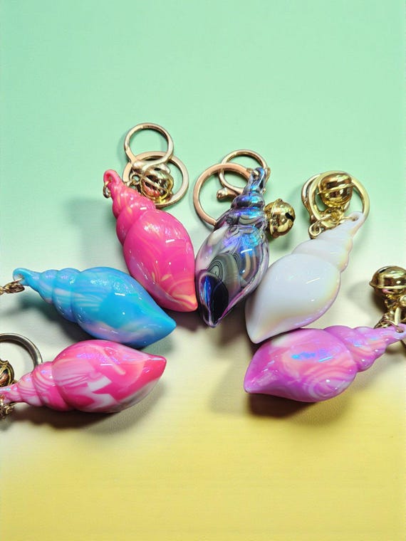 Enchanted Seashell Keychain