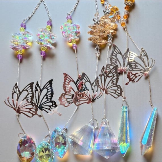 Butterfly Themed Suncatcher Ornaments