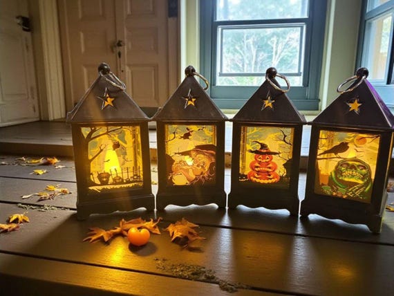 Mini Halloween Decoration Lamps