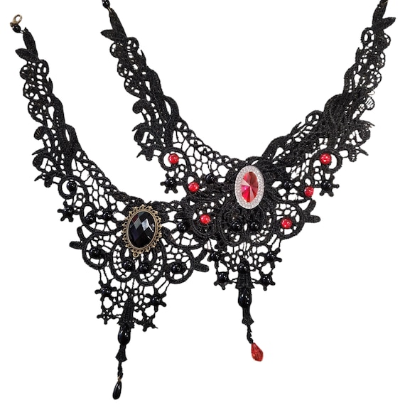 Gothic Style Lace Necklace
