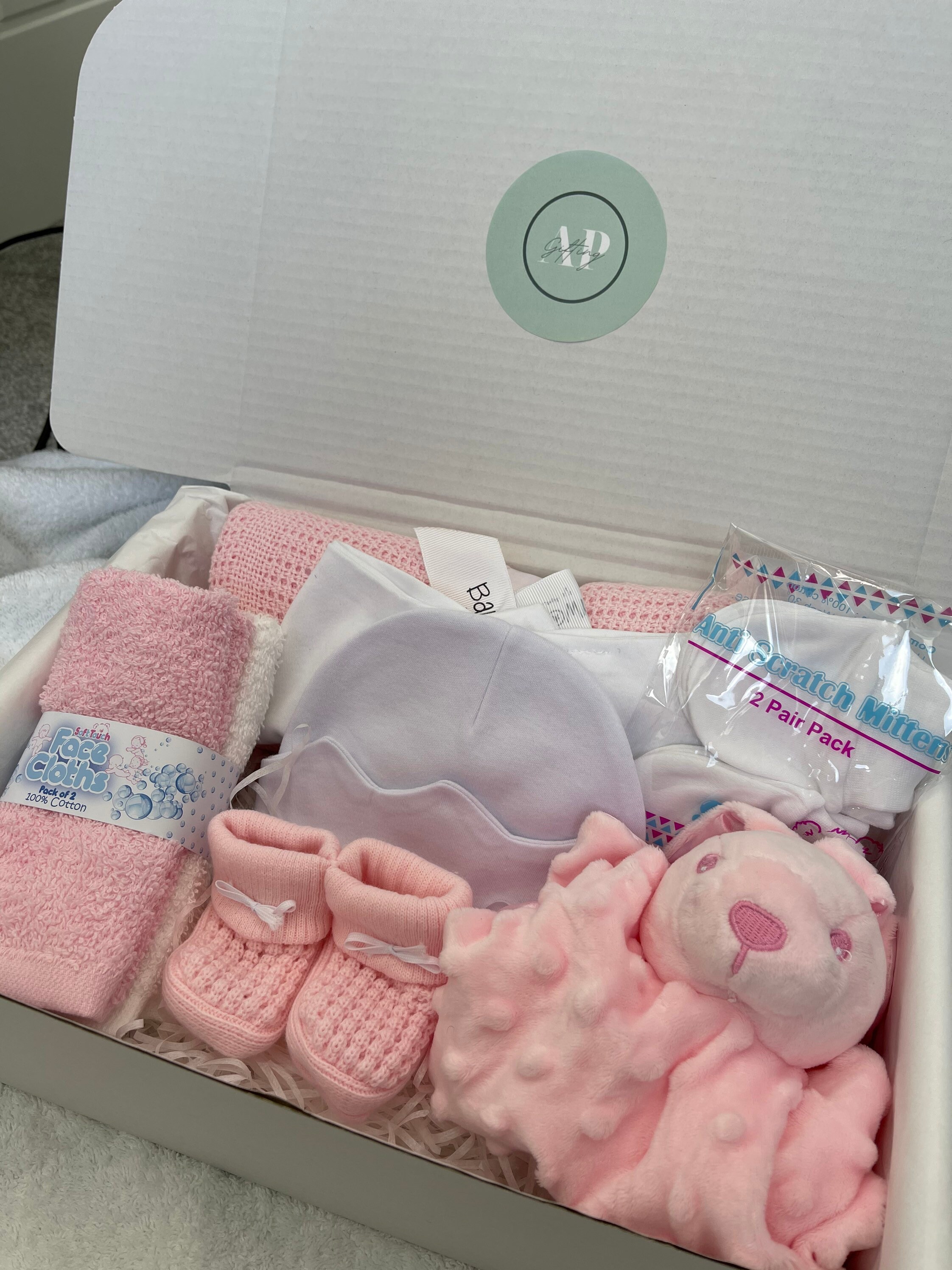 New Baby Gift Box Pink Edition Etsy