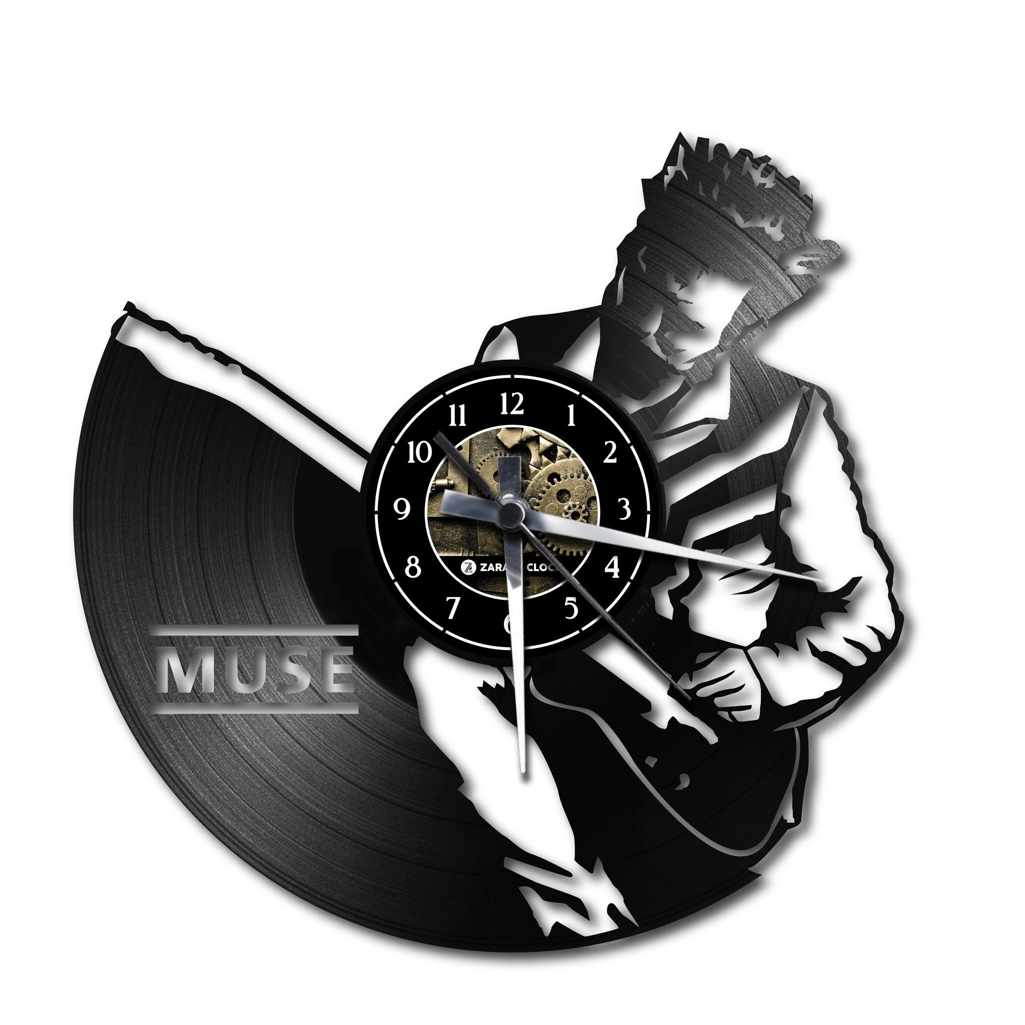 Muse Vinyl Clock 