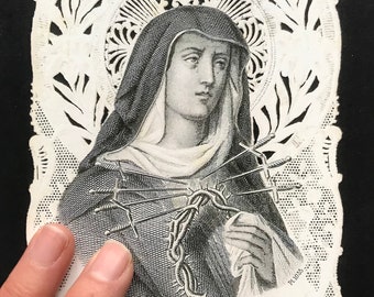 Our Lady of Seven Sorrows Folding Cards with Gray Envelope - Card Sets