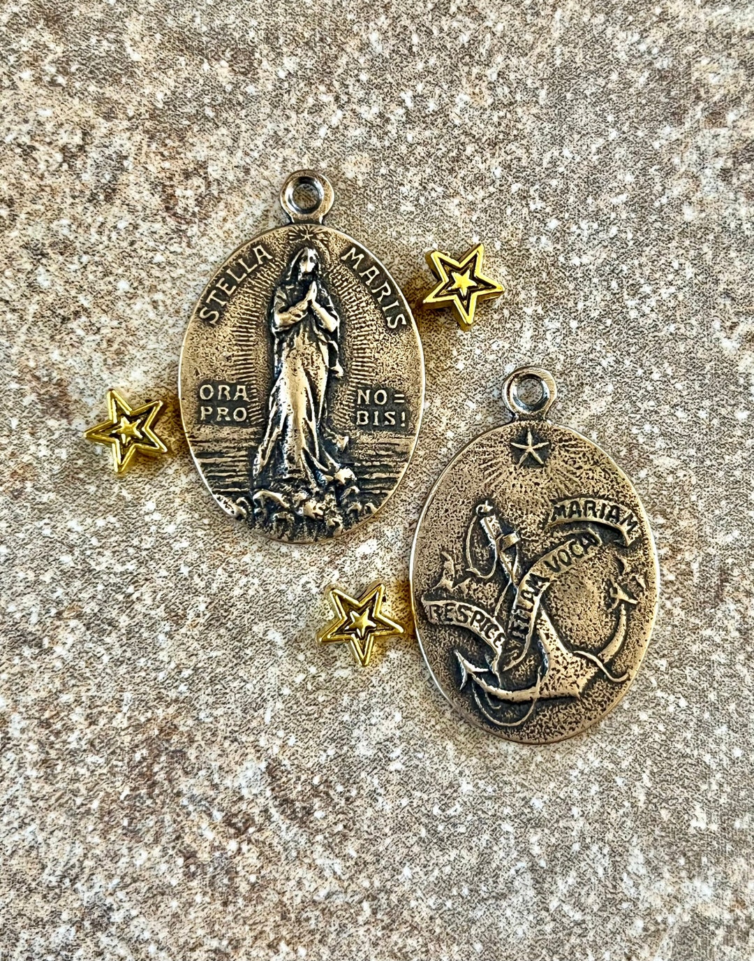 Stella Maris Medal ~ Our Lady Star of the Sea Pendant - Etsy