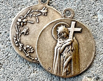 Large St Helen Pendant ~ Finder of the True Cross
