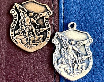 St Michael Medal ~ Protector of the Church, Patron Saint of Police