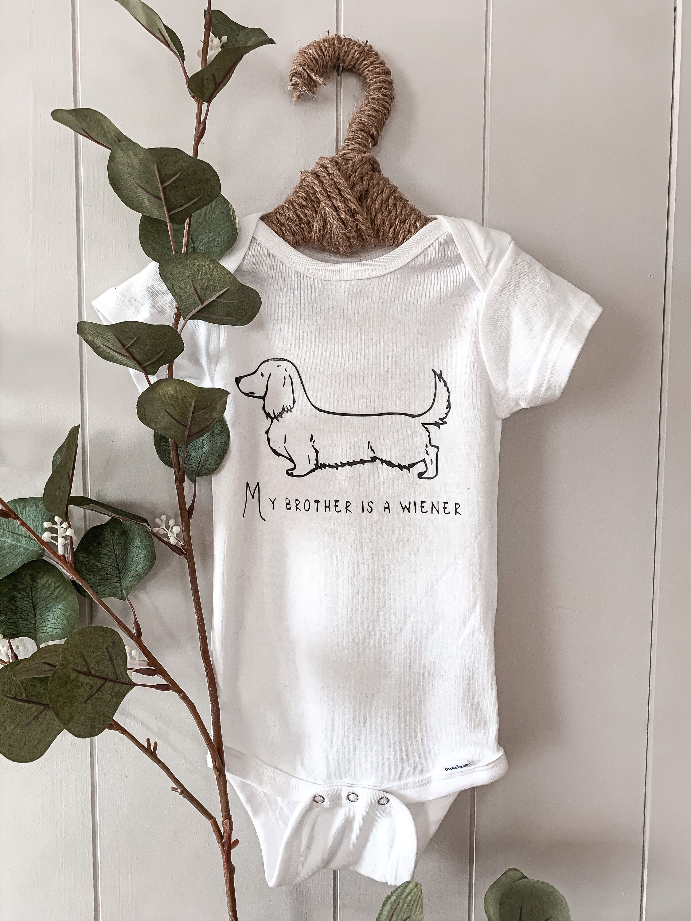 Dachshund Onesie Etsy Canada