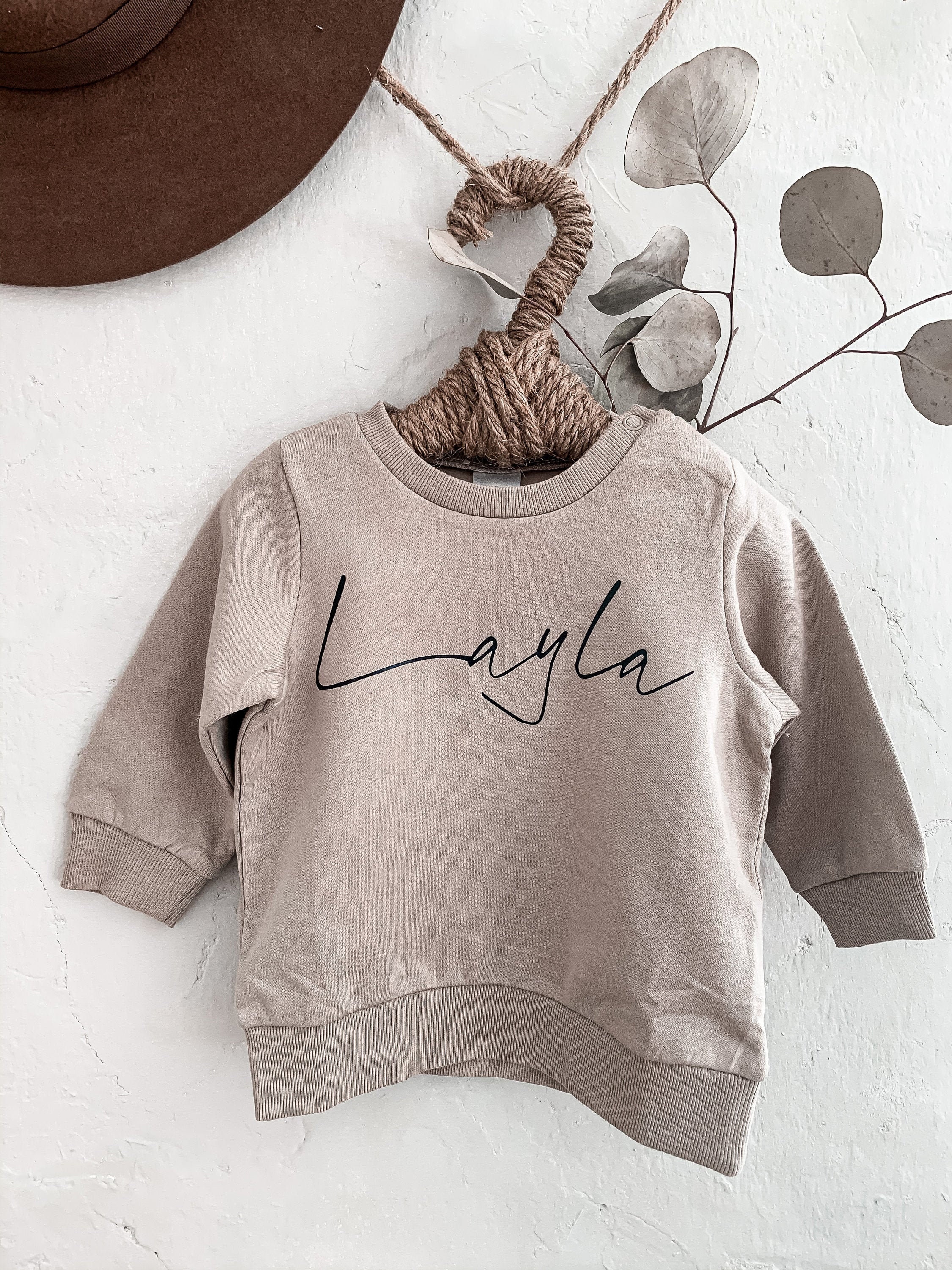 Custom name baby sweatshirts Etsy
