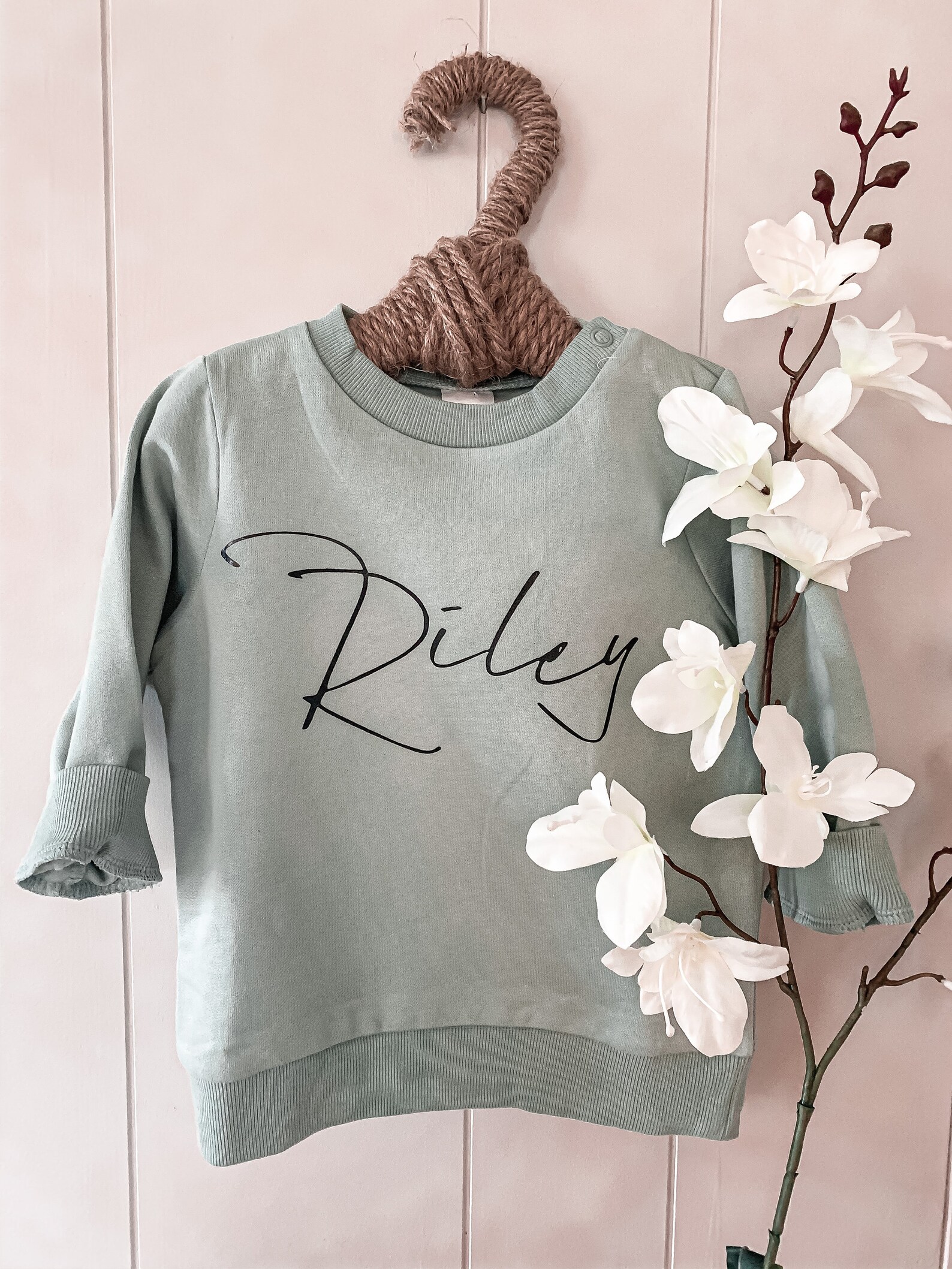 Custom name baby sweatshirts Etsy