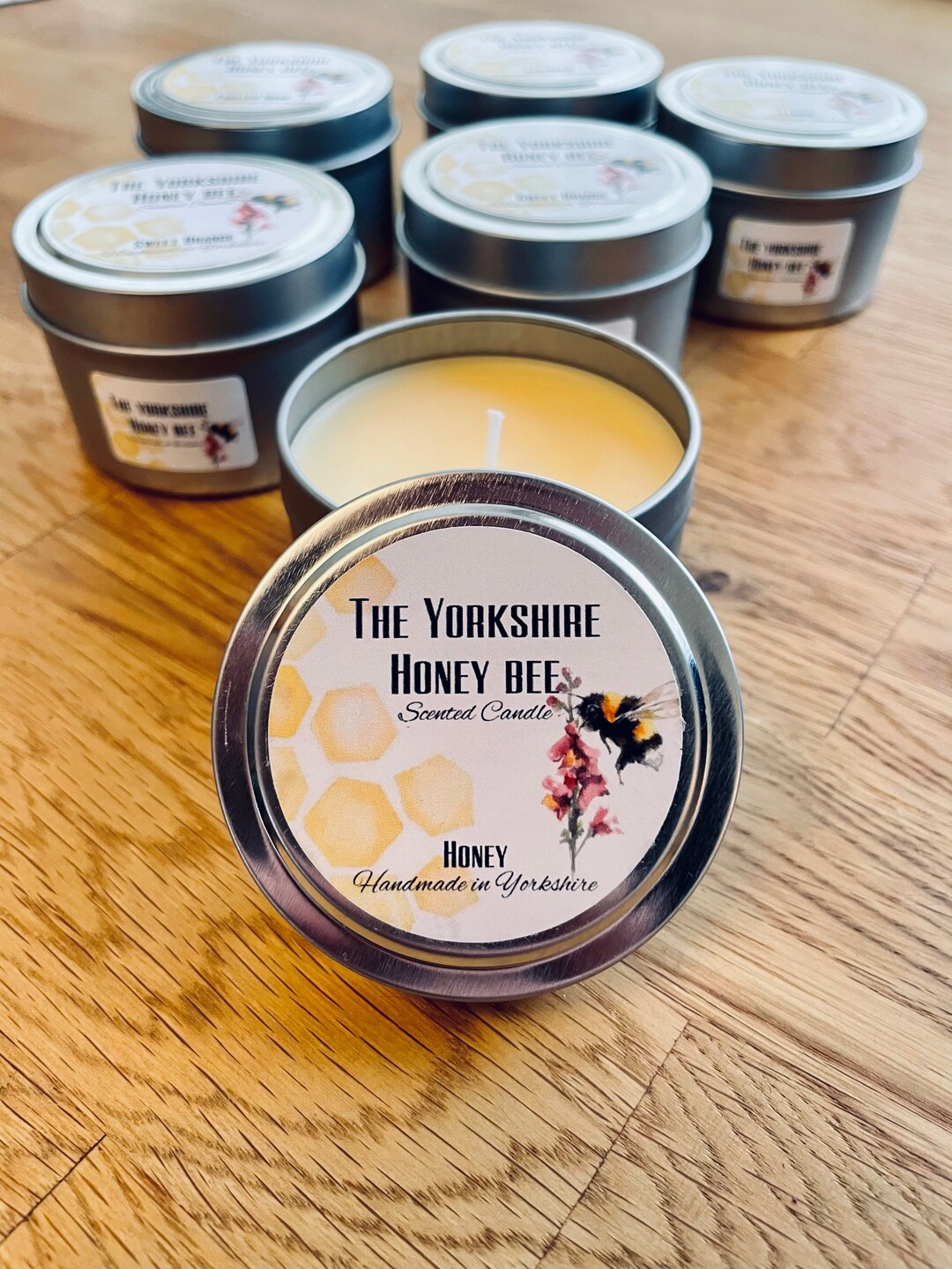 Yorkshire Beeswax Scented Candle Pure Natural Home Scent Etsy UK