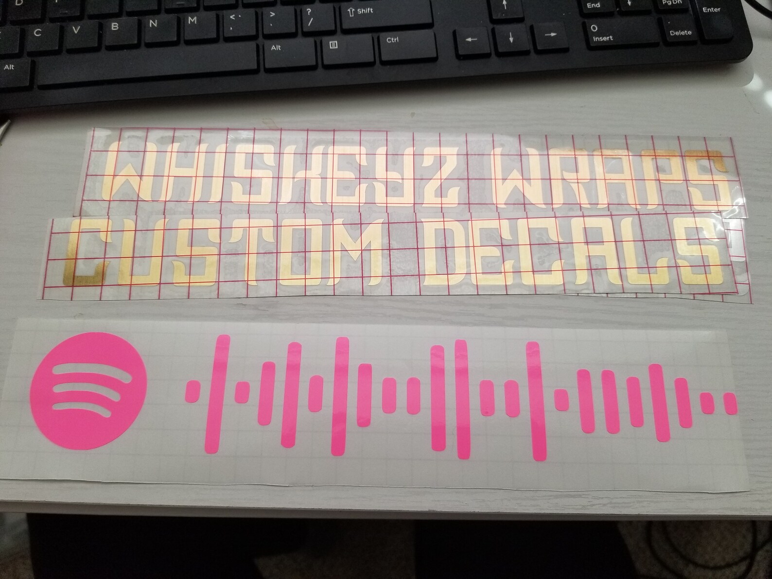 Custom vinyl lettering sticker decal Etsy