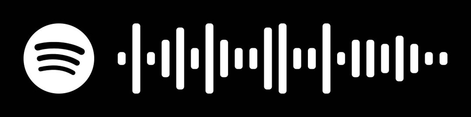 Custom SPOTIFY SCANNABLE Song Code Personalized Decal - Etsy