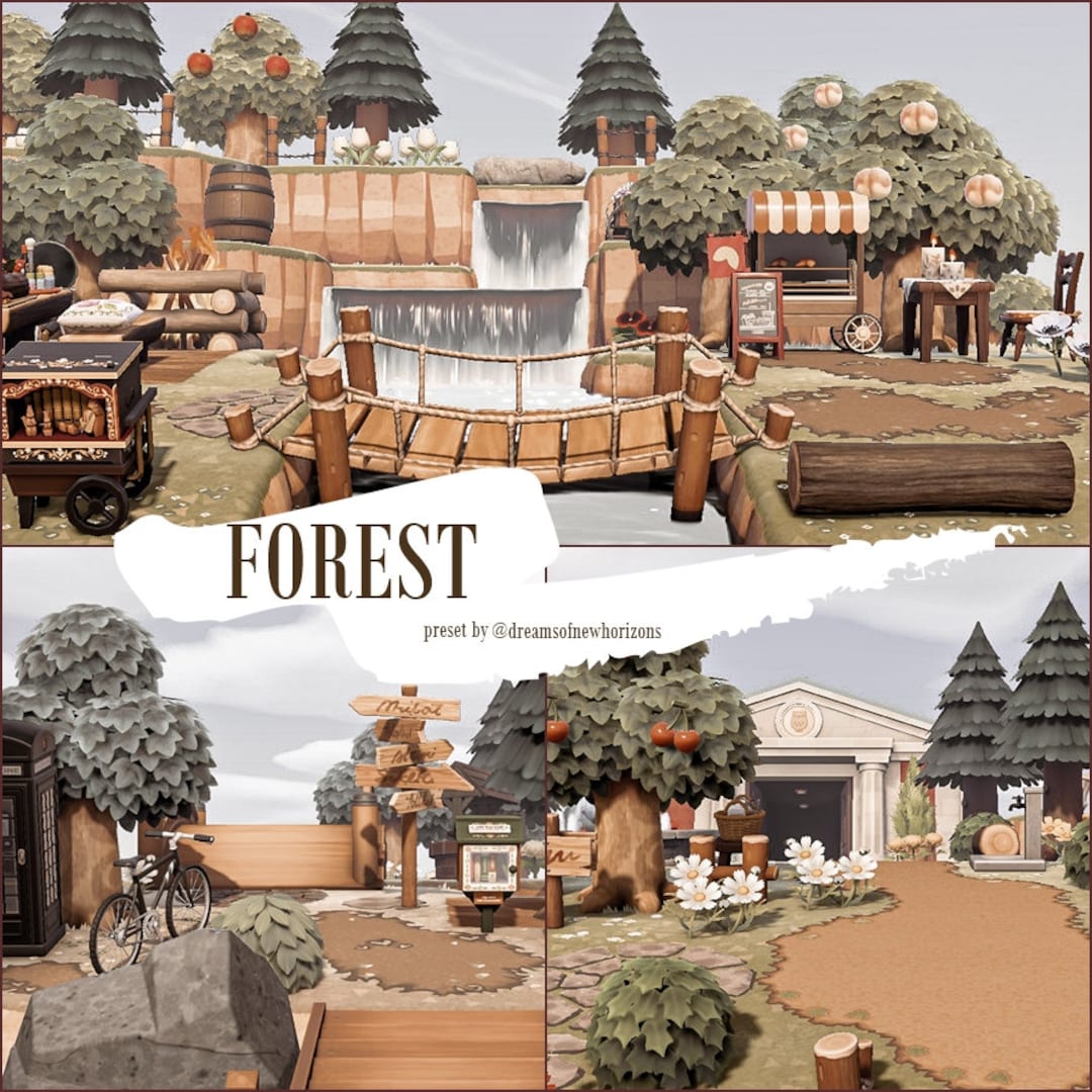 FOREST Animal Crossing ACNH Preset for Lightroom Mobile Etsy