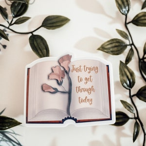 Open Boek Sticker
