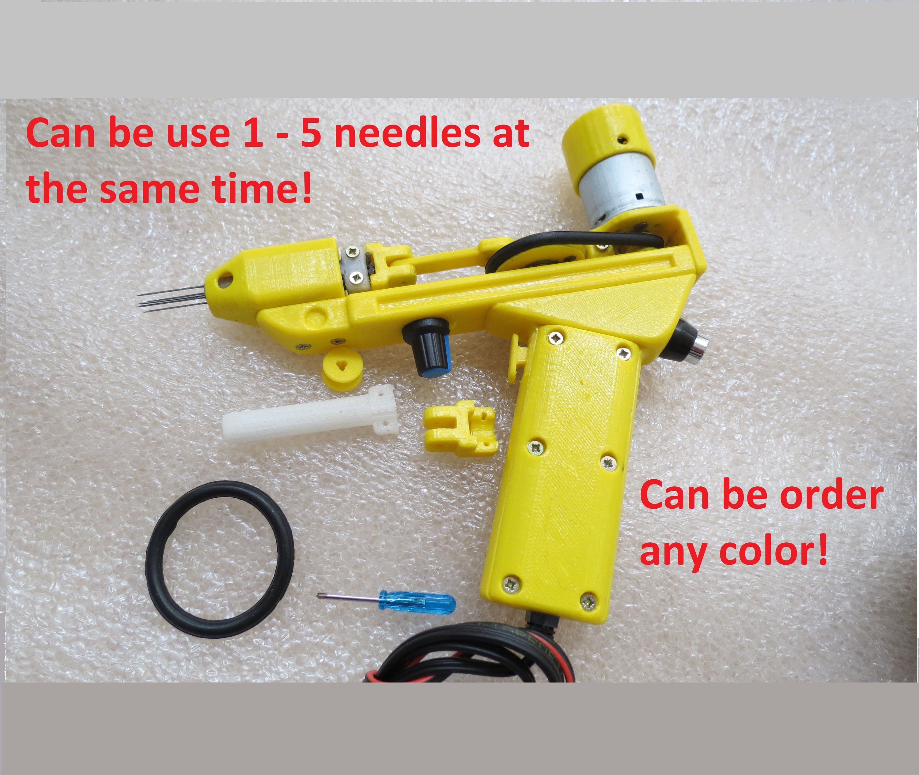 Needle felt equipment and materials