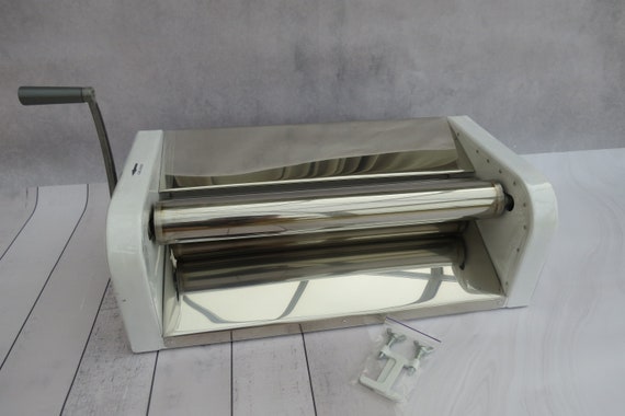 Sfogliatrice Per Pasta Professionale – Laminatoio Per Croissant E Pane, Spessore Regolabile 0-25 Mm, In Acciaio Inox, Modello Type400