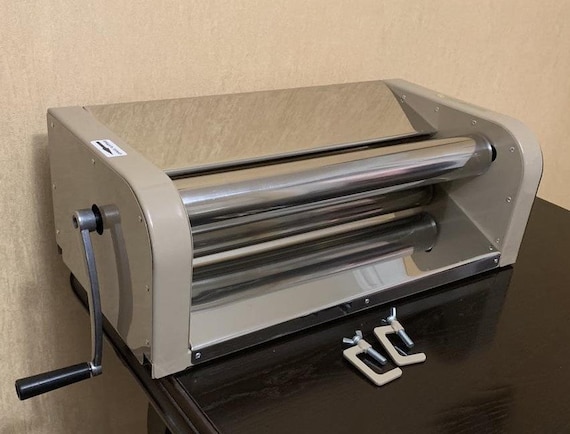 Maquina laminadora de masa manual para pasta rodillo acero inoxidab para  raviole