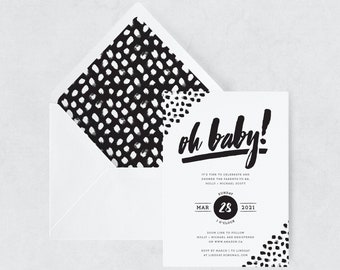 Invito baby shower: "Oh Baby!"