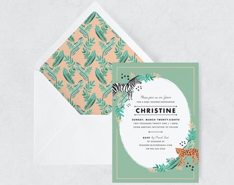 Invito baby shower: "In natura"