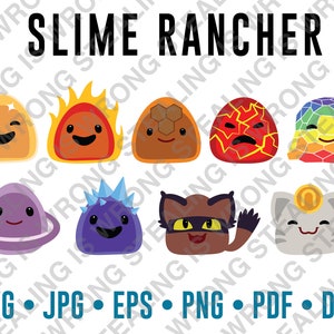 Slime Rancherlogo Slime Rancher Collection | Digital Files Only | Svg, Jpg, Png, Eps, Pdf ...