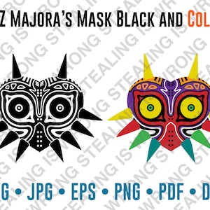 Legend of Zelda: Majora's Mask | Digital Files Only | svg, jpg, png, eps, pdf, dxf