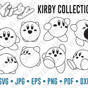 Kirby Collection | Digital Files Only | svg, jpg, png, eps, pdf, dxf