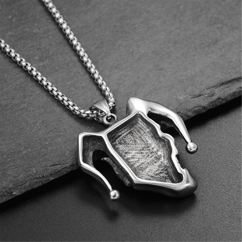 Joker Pendant Necklace Eboy Jewelry Genuine Accessory W/ Etsy