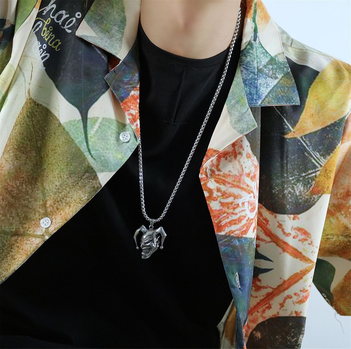 Joker Pendant Necklace Eboy Jewelry Genuine Accessory w/ Etsy