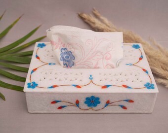 Marble Tissue Holder | Tissue Box | Napkin Holder | Dinning Table Decor | Tableware | Decorative Tissue Holder Box | Tissue holder for car