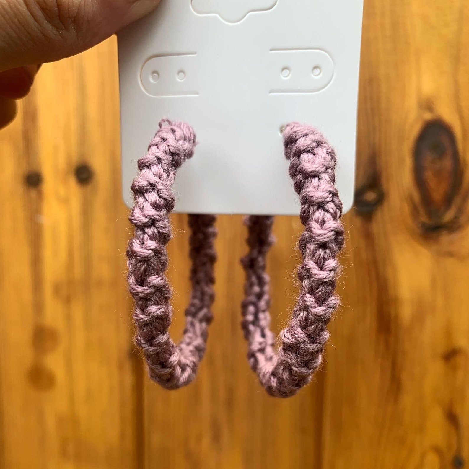 Metallic purple hoops Etsy