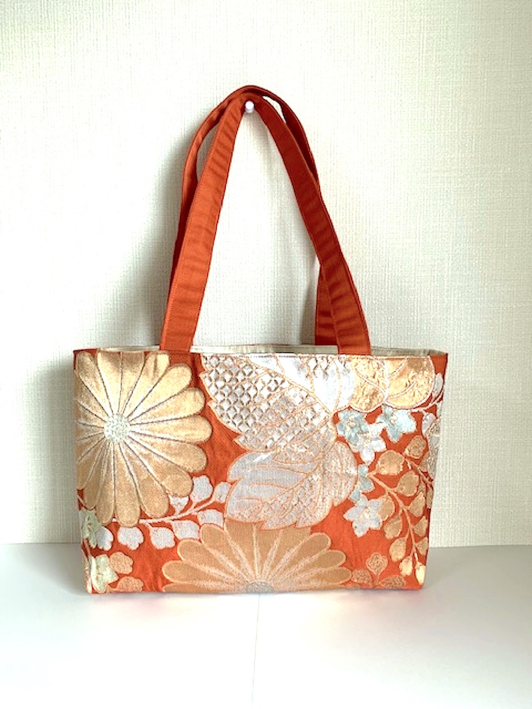 Black, Gold, & Multicolor Floral Obi main image 0